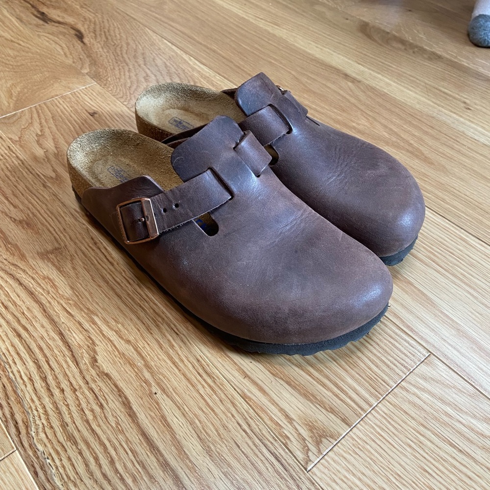 Birkenstock Boston Clog - oiled leather “habana” color